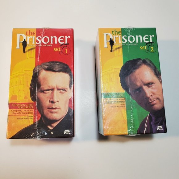 The Prisoner VHS Tapes Set One and Two "New Sealed" and 3 Prisoner Books Bundle - Picture 1 of 7